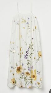 BNWT H&M Wildflower Meadow Flowers Dress Size M