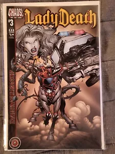 Lady Death Dark Alliance Aug '02 #3 of 5 Scarce Chaos Issue*NEAR MINT UNREAD CON - Picture 1 of 2