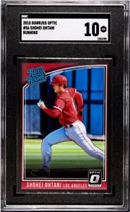 2018 Panini Donruss Optic Rated Rookie #56 Shohei Ohtani Angels Running PSA 10 - Picture 1 of 2