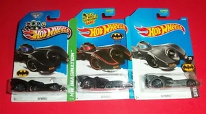 HOT WHEELS BATMAN - NEW - BATMOBILE - LOT of 3 DIFFERNET VERSIONS - Picture 1 of 1
