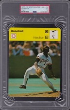 1977 - 79 Sportscaster #65-18 VIDA BLUE - ITALY PSA 5 EX San Fran GIANTS TUFF