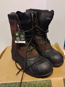 Kamik Nationplus Winterstiefel, dunkelbraun, Größe 10 - Bild 1 von 5