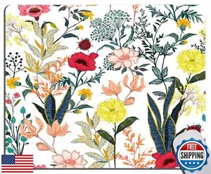 Blooming Flower Mouse Pad, Many Kind Floral Seasonal Customized Premium-Textu - Bild 1 von 4