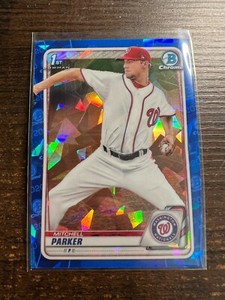 A117,874 - 2020 Bowman Chrome Draft Sapphire #BD176 Mitchell Parker