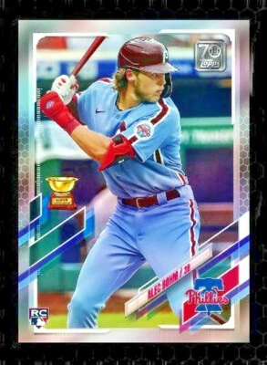 NFT - Alec Bohm RARE Rookie 2021 Topps Series 1 WAX Digital Baseball - #383/402 - Image 1 of 3