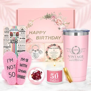 50Th Birthday Gifts for Her Happy 50Th Birthday Gifts for Women Cool Gifts for 5 - Picture 1 of 12