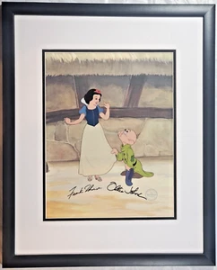 ❌ Disney Sericel Snow White Dopey Cel Signed Frank Thomas Ollie NEW Frame 1991 - Picture 1 of 9