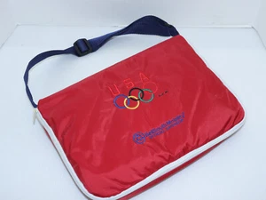 1996 Olympic Bell South Sponsor Pin Bag w/ 86 Pins UPS Izzy Retro Cultural Sport - Picture 1 of 17