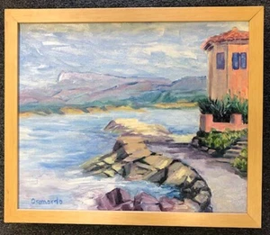 Oil Painting Original Provence France Beach 17x20 - David Camardo - PRICE DROP - Bild 1 von 1