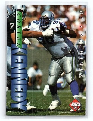 1995 Collector's Edge Cortez Kennedy 100383 Seattle Seahawks #184 - Image 1 of 2