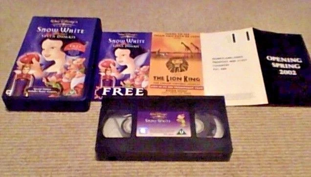 Snow White And The Seven Dwarfs WALT DISNEY CLASSIC UK PAL VHS VIDEO Remastered  - Image 1 of 1