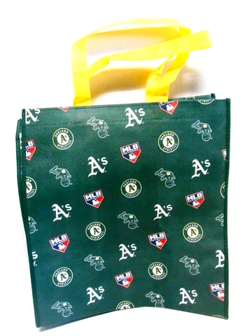 Oakland Athletics A's Stomper MLB Network Green BASEBALL TOTE BAG Stadium SGA Cover