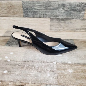 Nine West Nataly 3 Pumps Womens Sz 9.5 M Pointed Toe Slip On Slingback Heels - Picture 1 of 12
