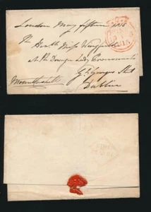 GB 1815 to IRELAND PARLIAMENTARY FREE CROWNED ..SIGNED EARL MOUNT CASHELL + SEAL - Picture 1 of 3