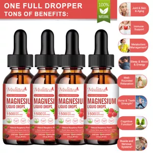 Pure Chelated Magnesium Glycinate 500mg For Sleep, Stress Relief Support Bone - Picture 1 of 13