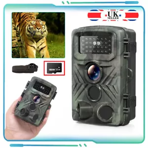 58MP 32GB Wildlife Trail Camera HD 1080P Night Vision Outdoor Motion Hunting Cam - Picture 1 of 16