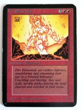 Fire Elemental MP Alpha MTG Magic the Gathering