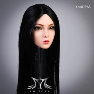 YMTOYS YMT029A 1/6 Niña Cabeza Esculpida Pelo Largo Ajuste 12" Mujer bronceado Ph TBL Figura - Imagen 1 de 4