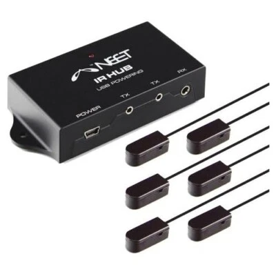 Neet IR HUB 6 - Estensore ripetitore remoto a infrarossi controllo nascosto 6x blaster IR - Immagine 1 di 4