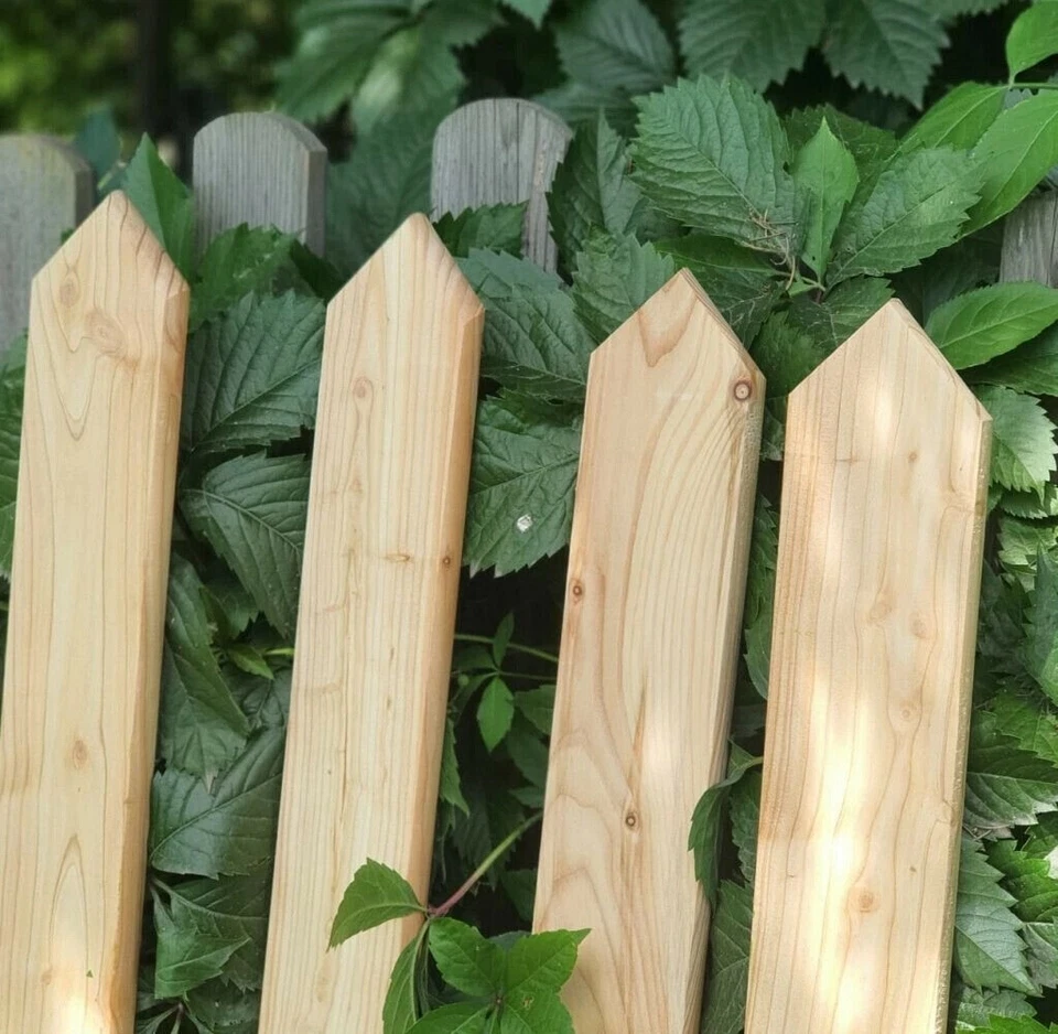 Zaunlatten 2x9x170cm Sibirische Lärche 15 Stück Muster C - Bild 1 von 1