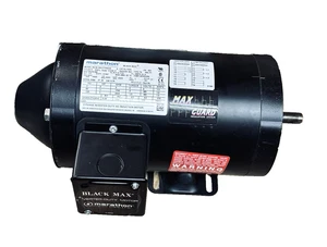 Marathon Y535 Electric Motor 1 HP 1800 Rpm 230/460 V 56C Black Max 056H17T5302 - Picture 1 of 3
