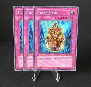 x3 Playset Tutan Mask Mixed Sets PGD DB2 Yugioh Trap NM Vintage - Picture 1 of 1