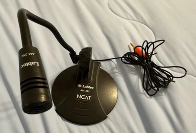 Labtec NCAT AM-252 FlexNeck PC Desktop Microphone with 7.5 ft mic cable - Image 1 of 4
