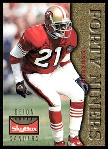 Deion Sanders San Francisco 49ers 1995 SkyBox Premium Karte # 120 - Bild 1 von 2