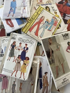 Mixed Bundle of 30+ Sewing Patterns Mixed Vintage Modern Uncut READ DESCRIPTION - Picture 1 of 19