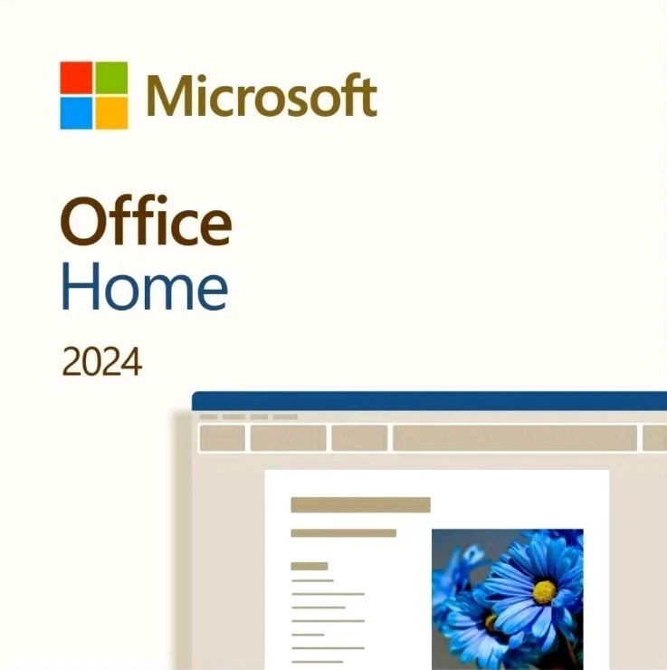 Microsoft Office Home 2024, per Mail Dauerlizenz, 1 PC/Mac Digitaler Download DE - Bild 1 von 1