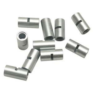 10 NEW LEGO Technic,Pin Connector Round 2L,Slot,Metallic Silver - Picture 1 of 1