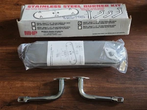Kit bruciatore ovale doppio acciaio inox griglia gas MHP/Solebeam 16" x 4" # OBS6A - Foto 1 di 3