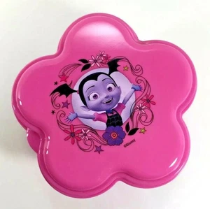 NUEVO Zak! Disney VAMPIRINA Almuerzo Snack Fruta Chip Contenedor Plástico Púrpura Rosa - Imagen 1 de 3