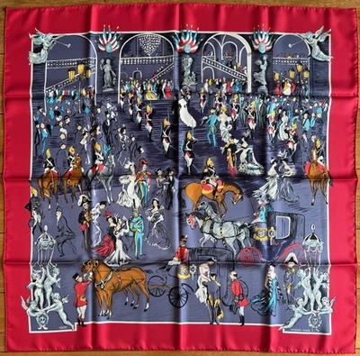 HERMES Scarf “SOIREE DE GALA" - Image 1 of 4