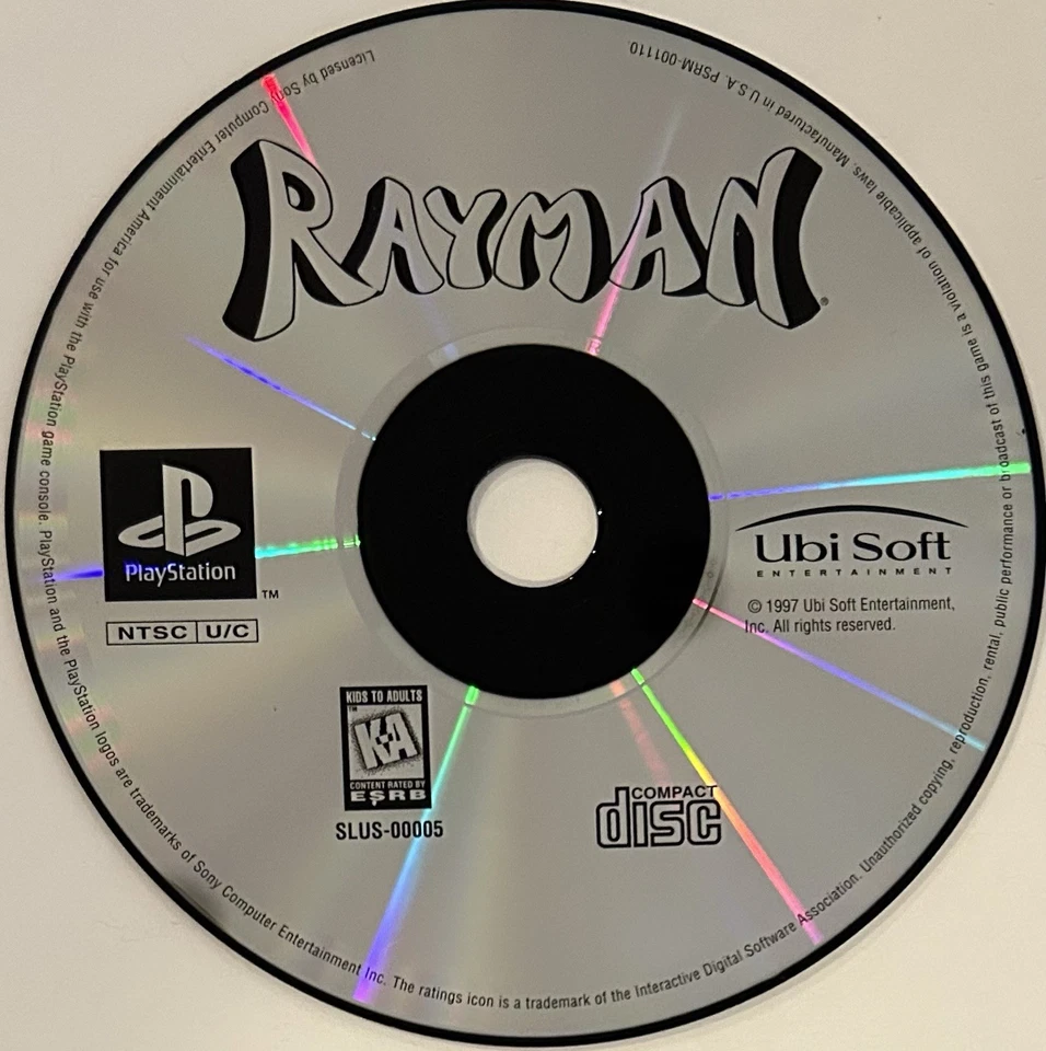 Rayman - GH (Sony PlayStation 1, PS1) SOLO DISCO | SIN SEGUIMIENTO | M743 Foto 1 de 1