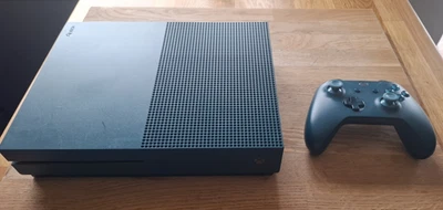 Microsoft Xbox One S Deep Blue Console (Limited Edition) With Controller - Image 1 of 4