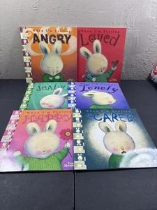 When I'm Feeling Books Set of 6 Children's Emotions Series Trace Moroney - Picture 1 of 8