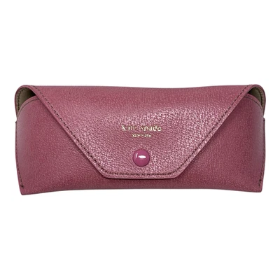 Kate Spade New York Anteojos Estuche Suave Rosa Imitación Cuero Puente Soporte 63/4" L Foto 1 de 4