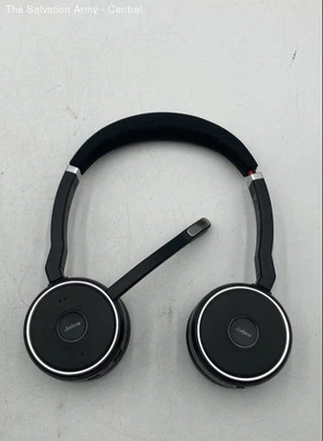 Jabra Evolve 75 Black Wireless Bluetooth On-Ear Headset with Boom Mic With Case - Image 1 of 4