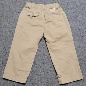 Polo Ralph Lauren Pants Boys 2/2T Khaki Chino Trousers Cotton Adjustable Kids - Picture 1 of 10