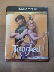 Disney Tangled (4K Ultra HD + Blu-Ray + Digital, 2010) BRAND NEW SEALED - Foto 1 di 2