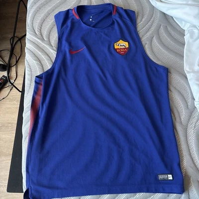 Nike AS Roma Sleeveless Training Top Vest XL - Image 1 of 4