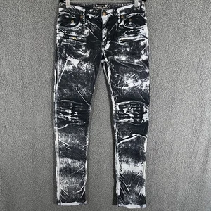 Robin's Jeans Motard Tie Dye Zipper Moto Jeans - Men's Size 29*32 - Blue - Picture 1 of 10
