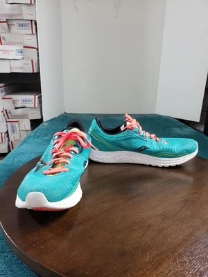 Saucony Kinvara 11 Zapatos Talla 11.5 Mujer Azul Carretera Correr Tenis S10551-10 Foto 1 de 4