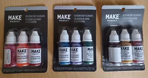 NEW Lot of 3 Packs Of Make Market Glycerin Soap Colorants 414503, 414469, 414498 - Picture 1 of 8
