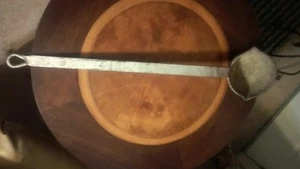 VINTAGE BLACKSMITH SMELTING LADLE 20'' handal cup w 5'' d 21/4'' 3lb - Picture 1 of 4