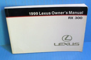 99 1999 Lexus RX 300/RX300 owners manual - Picture 1 of 1