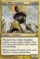 1 FOIL Yore-Tiller Nephilim - Guildpact Mtg Magic x 1
