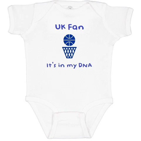 Kentucky Wildcats UK Fan It's In My DNA Baby Bodysuit Cover