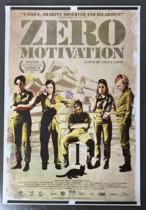 2014 ZERO MOTIVATION Original Film Poster, 27X40 S/S, LAVIE, IVGY, TAGAR - Picture 1 of 5